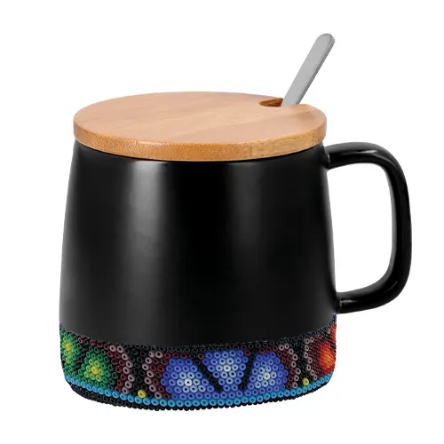Taza Frida HO 026 Huichol 450 ml Negro