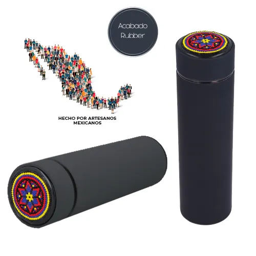 Termo Diego T 76 Huichol 500 ml Negro