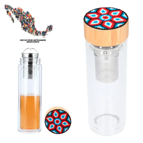 Termo Tamayo T 116 Huichol 420 ml Transparente