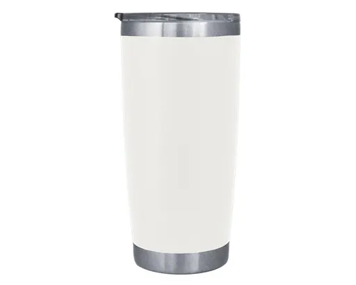 Termo Doble Pared Acero Lutzen A2307 Blanco