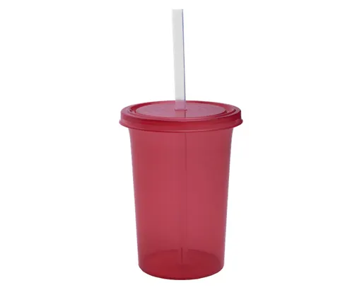 Vaso de Plástico Olas A2341 Rojo