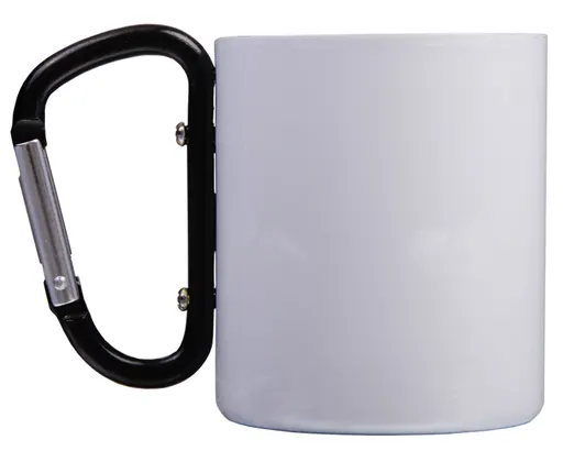 Taza Doble Pared de Acero Inox. de Sublimación Taos A2613 237 ml Blanco