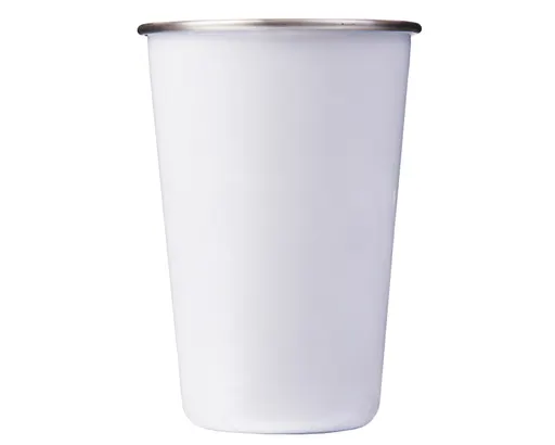 Vaso de Acero Inox. de Sublimación Jull A2614 450 ml Blanco