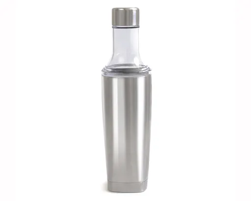 Termo Multi-tapa de Acero Inoxidable Clyde A2667 650 ml Plata