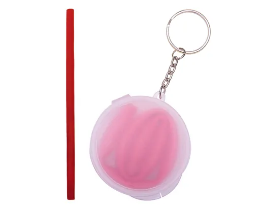 Popote con Estuche Tubbs A2675 Rojo