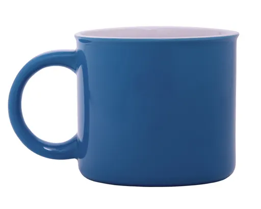 Taza Bicolor Tammy A2716 444 ml Azul Claro