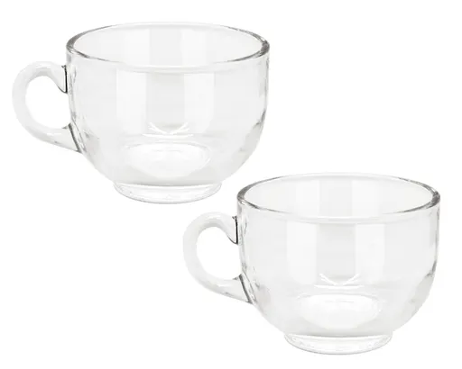 Set Juego de Tazas de Vidrio Adel A2764 148 ml Transparente