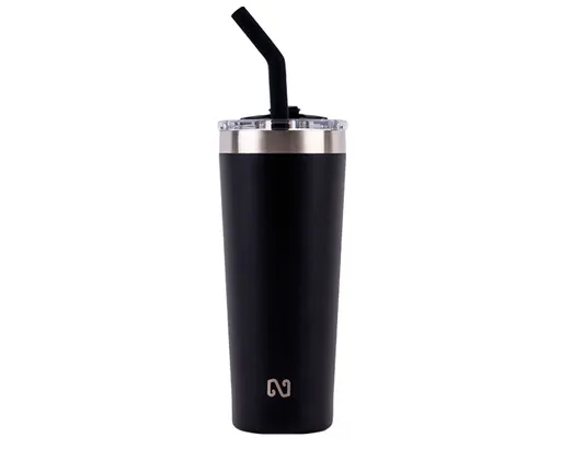 Termo Doble Pared Acero Inoxidable Nayad Trouper A2779 651 ml Negro