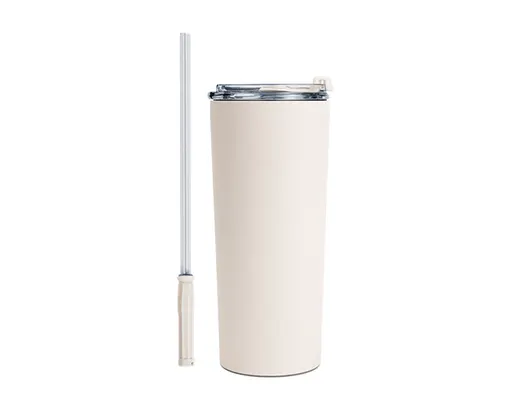 Termo de Acero Inoxidable Dino A3105 600 ml Blanco