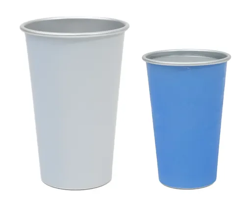 Vaso de Aluminio Que Cambia de Color Camaleon A3175 Azul