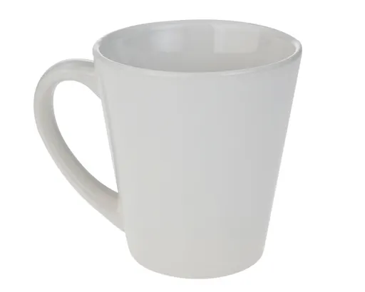 Taza Conica de Sublimación Daisy SUB111 325 ml Blanco
