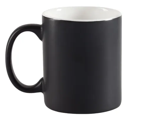Vaso Tarro Bicolor Mate Alaska TL7110 325 ml Negro