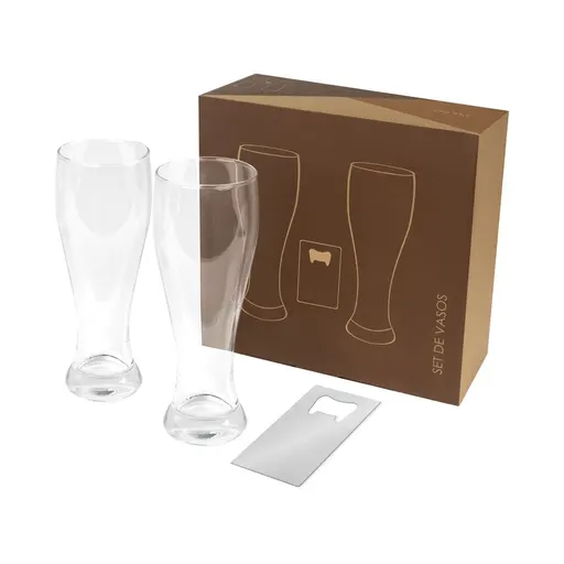 Set de Vasos para Cerveza Maltis BAR 044 580 ml Plata