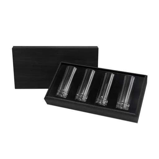 Set de Vasos Zaric BAR 045 60 ml Negro
