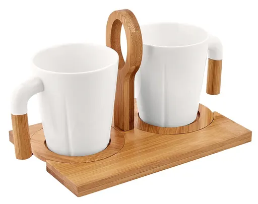 Set de Tazas Iwao TAZ 029 237 ml Blanco