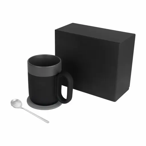 Set de Taza Vesper TAZ 088 473 ml Negro