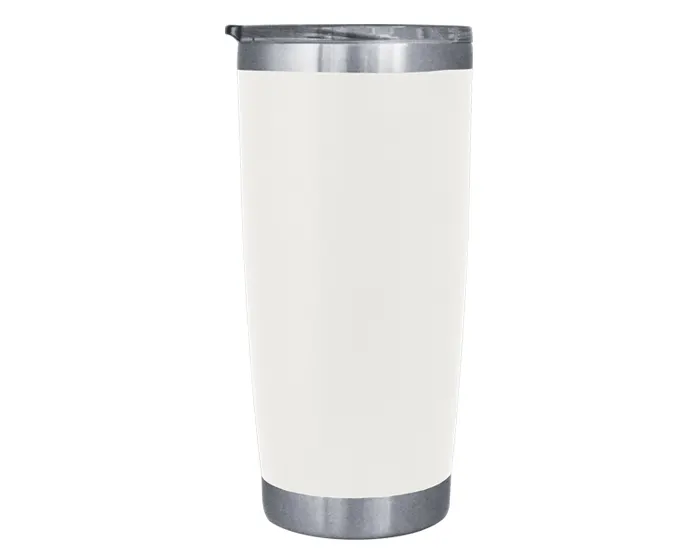 Termo Doble Pared Acero Lutzen A2307 Blanco
