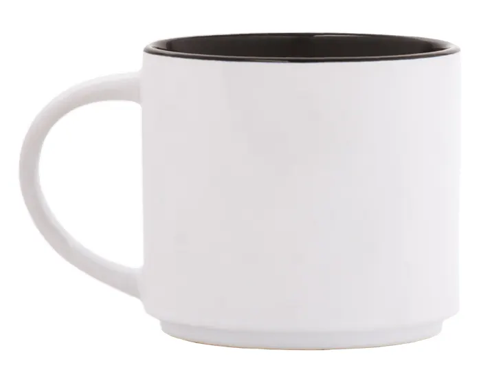 Taza Bicolor Babel A2472 444 ml Negro