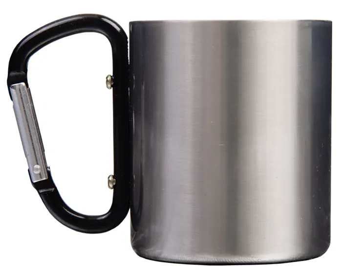 Taza Doble Pared de Acero Inox. de Sublimación Taos A2613 237 ml Plata