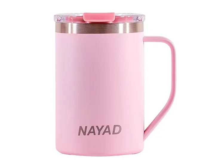Vaso Tarro Térmico Doble Pared Acero Inox. Nayad Metro A2777 444 ml Palo de Rosa
