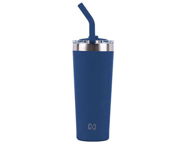 Termo Doble Pared Acero Inoxidable Nayad Trouper A2779 651 ml Azul Marino