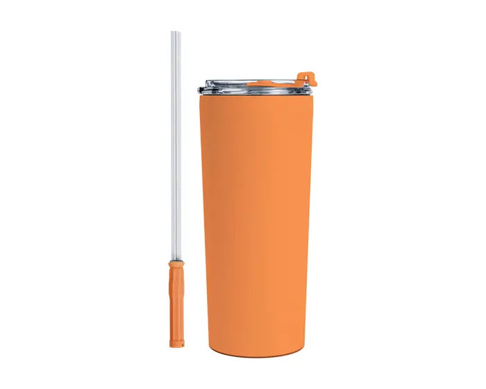 Termo de Acero Inoxidable Dino A3105 600 ml Naranja