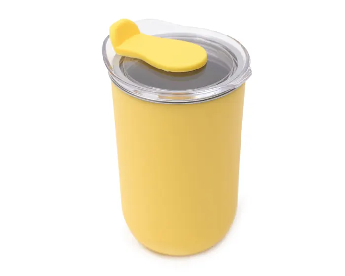 Termo Acero Inox / Plástico Malva A3239 350 ml Amarillo