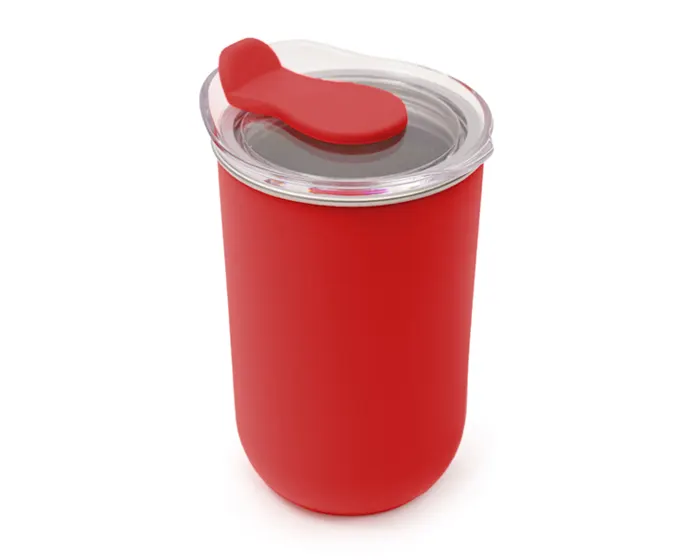 Termo Acero Inox / Plástico Malva A3239 350 ml Rojo