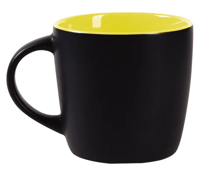 Taza Bicolor Mate Luciana TL099 325 ml Amarillo