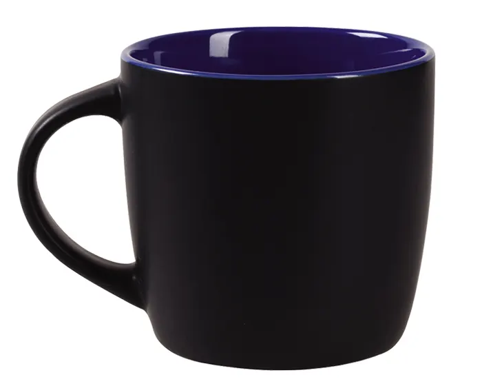 Taza Bicolor Mate Luciana TL099 325 ml Azul