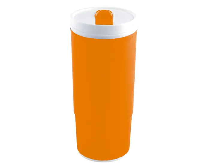 Vaso Termico de Doble Pared Ted VST3946 600 ml Naranja